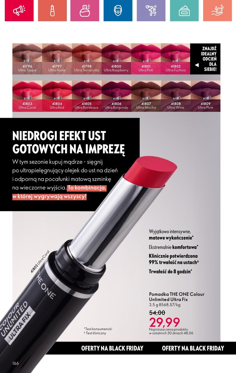 Gazetka: Oriflame - czas zabłysnąć - strona 166