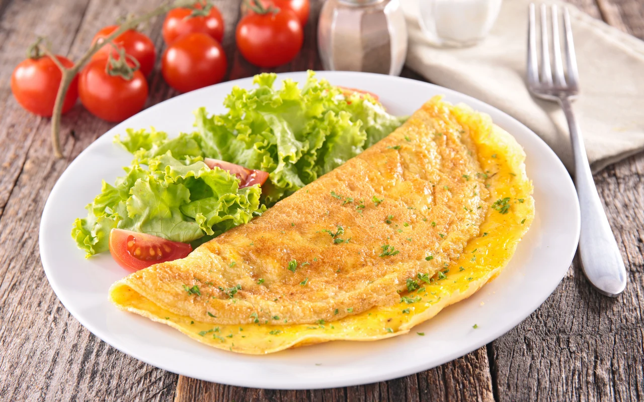 Pyszny i aromatyczny omlet