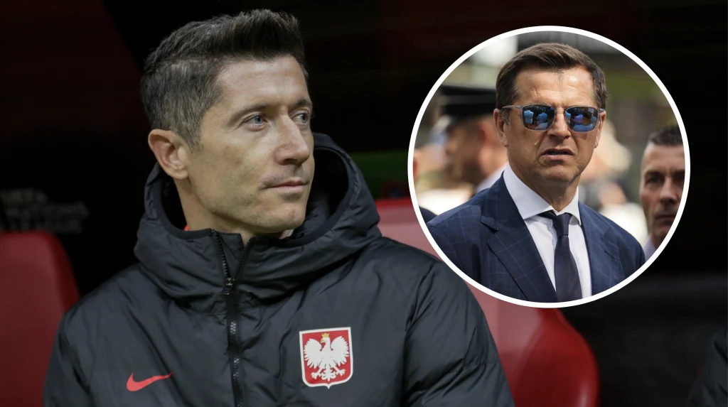 Robert Lewandowski i Cezary Kucharski