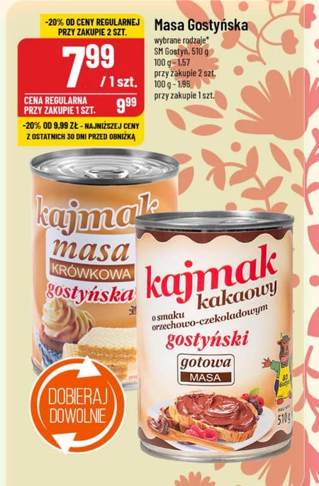 SM Gostyń Kajmak masa krówkowa gostyńska 510 g