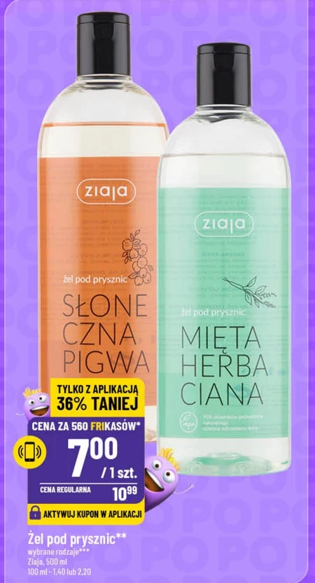 Ziaja Żel pod prysznic mięta herbaciana 500 ml