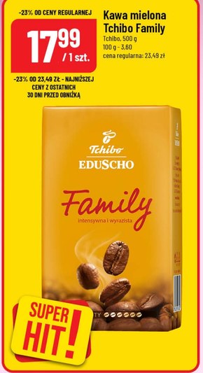 Tchibo Family Kawa palona mielona 500 g niska cena