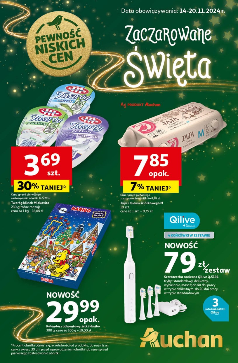 Gazetka promocyjna Auchan Hipermarket - ważna od 14. 11. 2024 do 20. 11. 2024