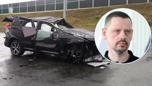 Dachowanie BMW komendanta głównego policji. Jest kara dla kierowcy