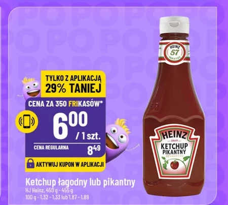 Heinz Ketchup pikantny 455 g 