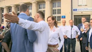 Awantura na konferencji Tuska