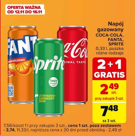 Napój gazowany Coca-Cola