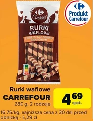 Rurki waflowe Carrefour