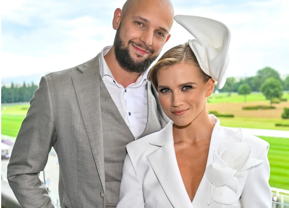 Maciej Pela i Agnieszka Kaczorowska