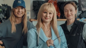 Masza Wągrocka, Barbara Wypych, Magdalena Różczka w serialu "Matki Pingwinów"