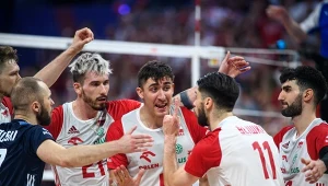 Tomasz Fornal (z numerem 21) i Łukasz Kaczmarek (w środku) w reprezentacji Polski