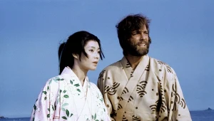 Yôko Shimada (Mariko) oraz Richard Chamberlain (John Blackthorne) w serialu "Szogun" (1980)