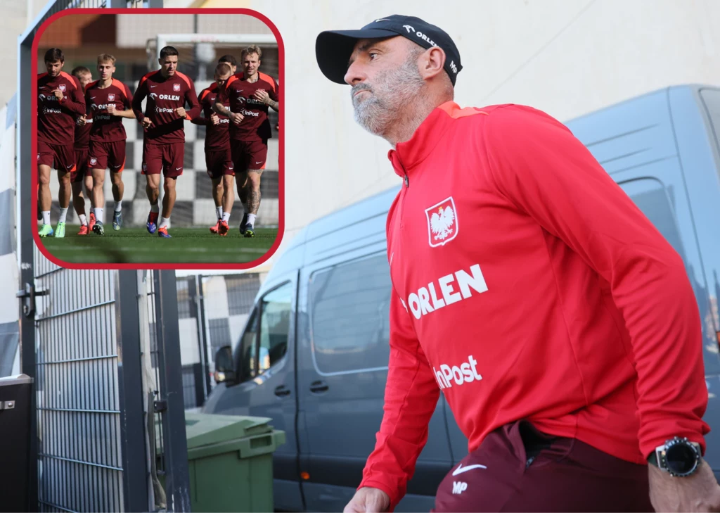 Selekcjoner Michał Probierz oraz piłkarze reprezentacji Polski Selekcjoner Michał Probierz oraz piłkarze reprezentacji Polski