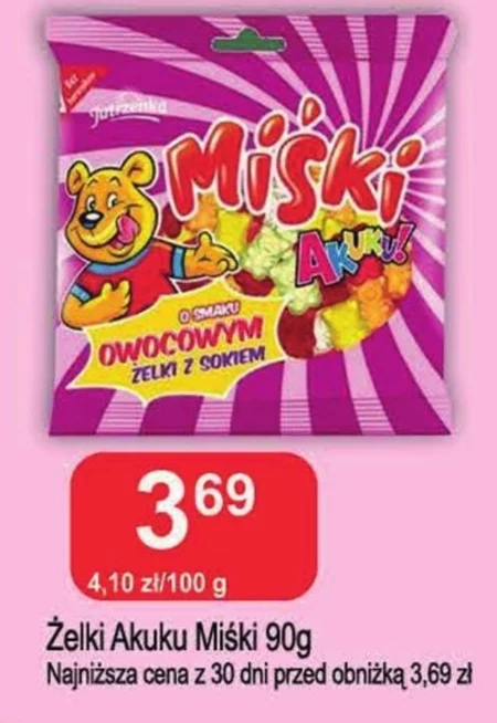 Akuku! Miśki Żelki 90 g