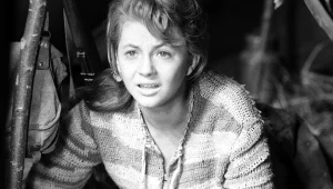 Ilona Kuśmierska w scenie z "Samych swoich"