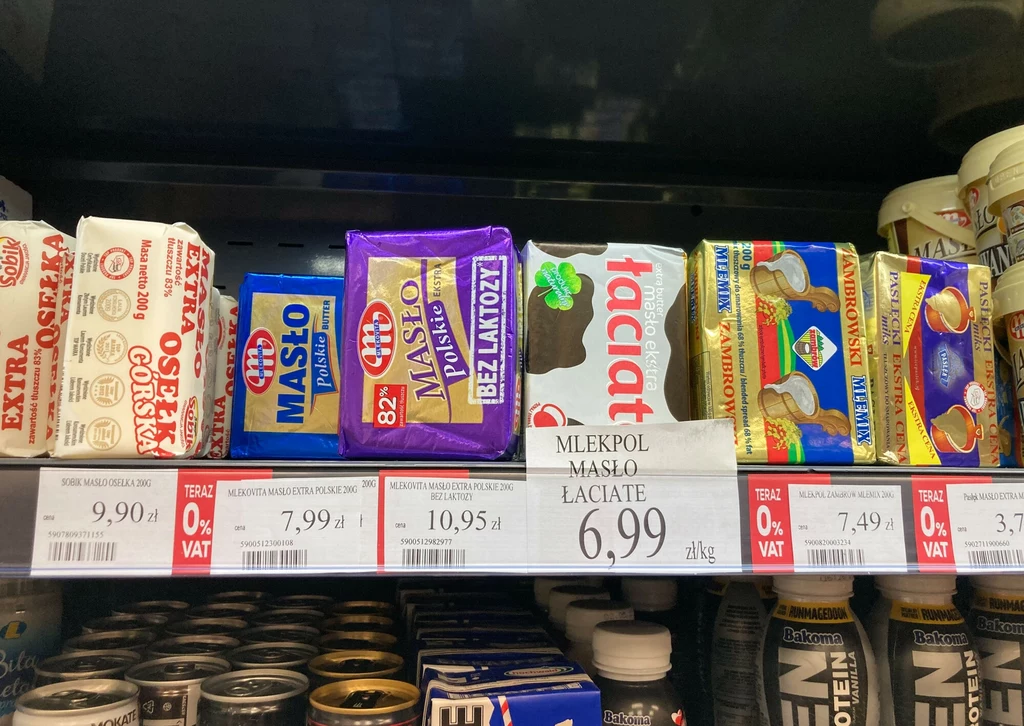 Spada cena regularna masła marki własnej Lidla