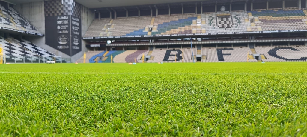Stadion Boavisty tuż przed treningiem reprezentacji Polski Stadion Boavisty tuż przed treningiem reprezentacji Polski