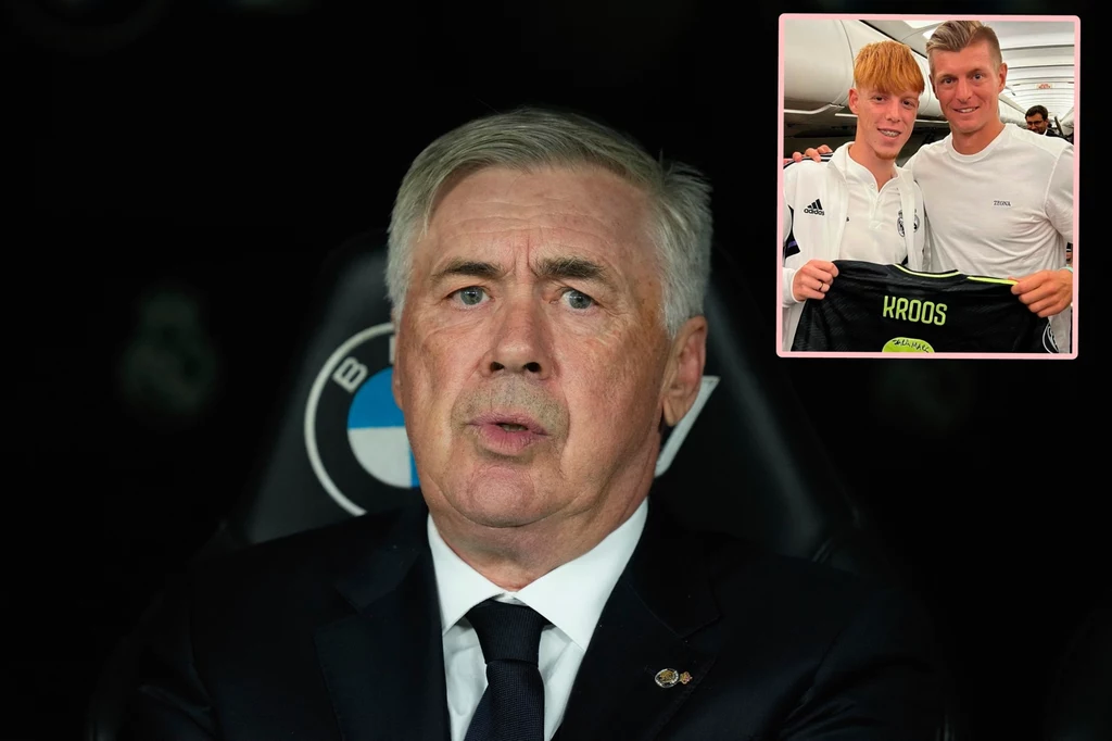 Carlo Ancelotti, Marc Cucalon i Toni Kroos Carlo Ancelotti, Marc Cucalon i Toni Kroos