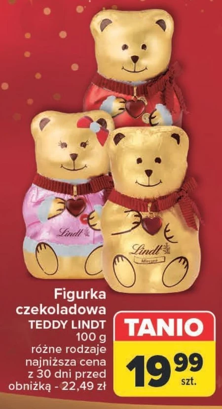 Lindt Miś z mlecznej czekolady 100 g