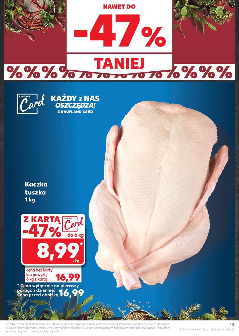 Gazetka: Black weekowy szał cenowy - Kaufland - strona 13