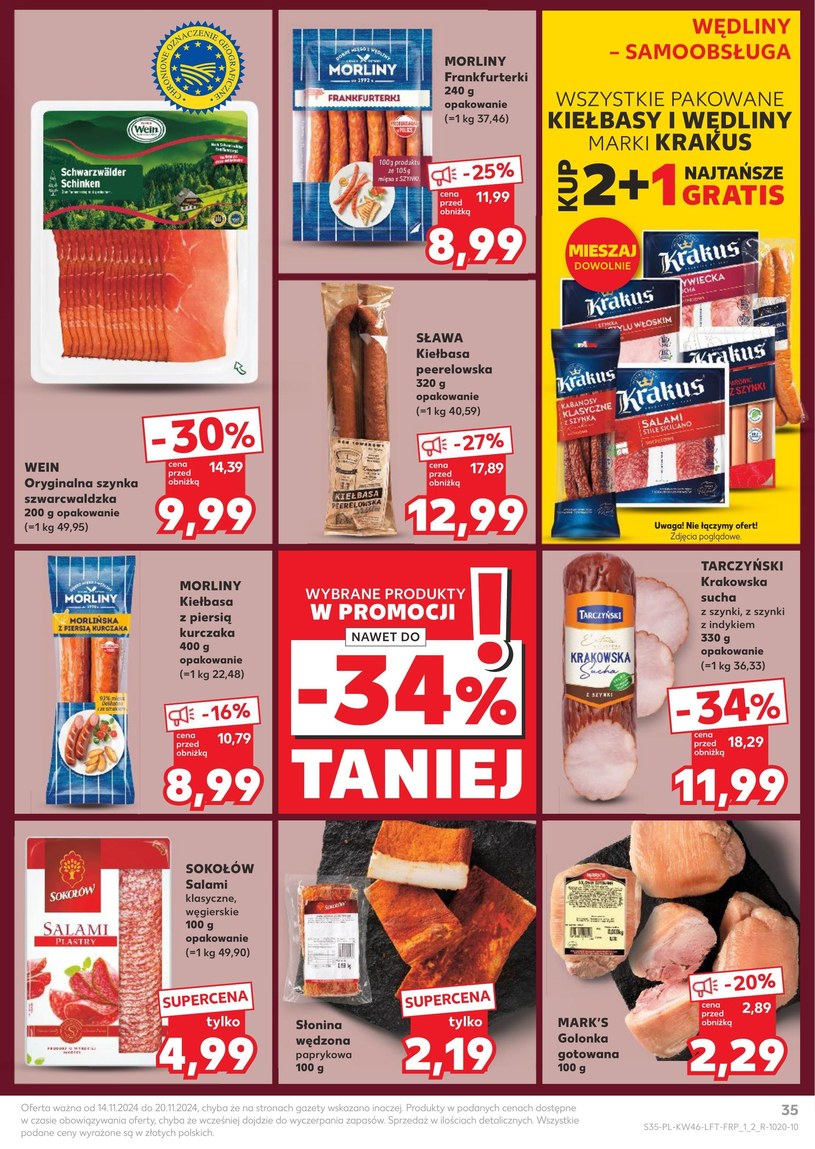 Gazetka: Black weekowy szał cenowy - Kaufland - strona 35