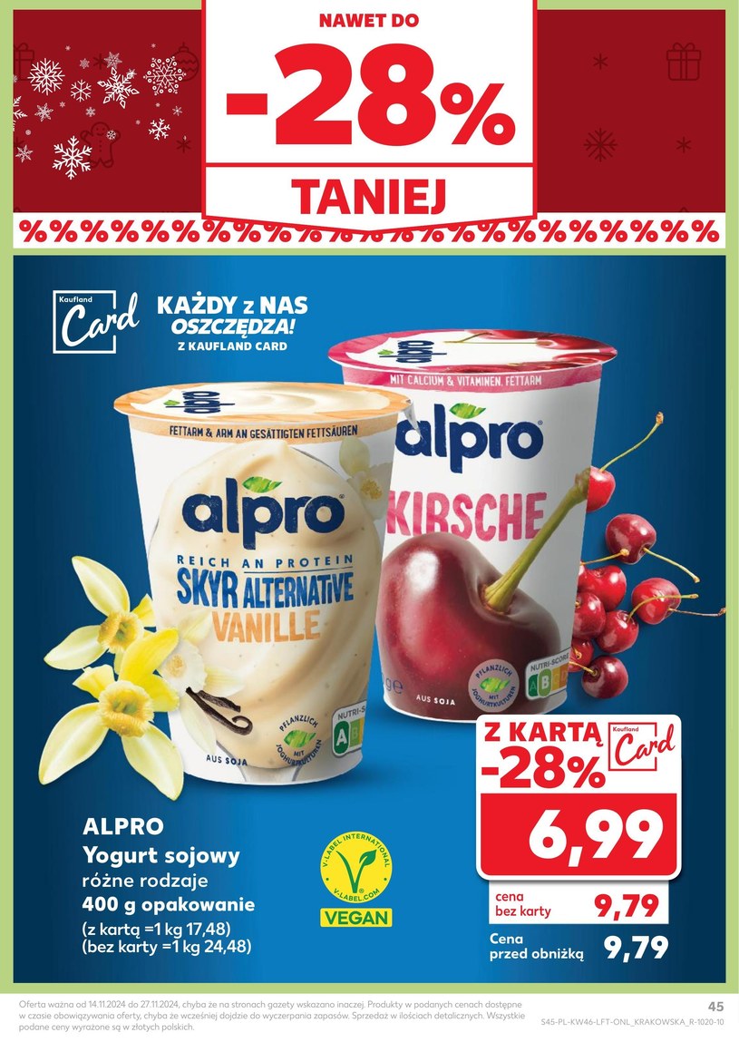 Gazetka: Black weekowy szał cenowy - Kaufland - strona 45