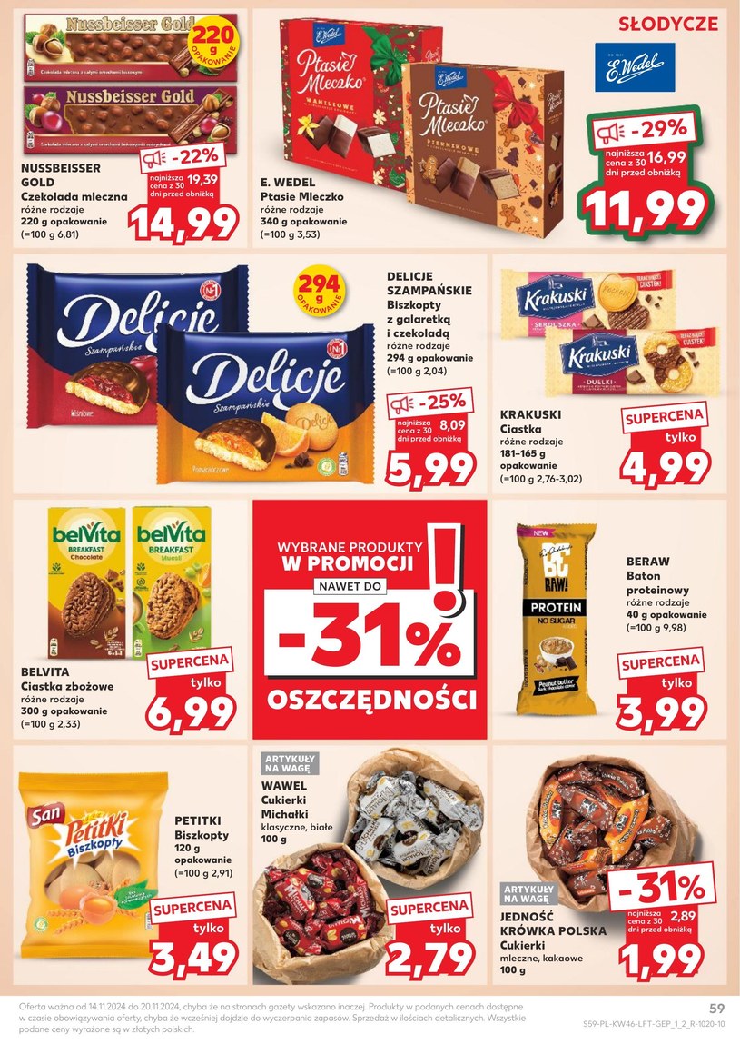 Gazetka: Black weekowy szał cenowy - Kaufland - strona 59