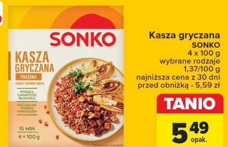 Sonko Kasza gryczana prażona 400 g (4 x 100 g)