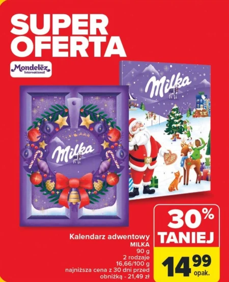 Milka Kalendarz adwentowy 90 g