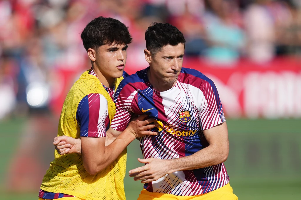 Pau Cubarsi i Robert Lewandowski