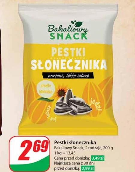 Pestki słonecznika Bakaliowy Snack