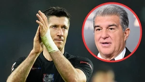 Robert Lewandowski i Joan Laporta / Zdjęcie: MUSTAFA YALCIN / ANADOLU / Anadolu via AFP