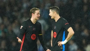 Frenkie de Jong i Robert Lewandowski