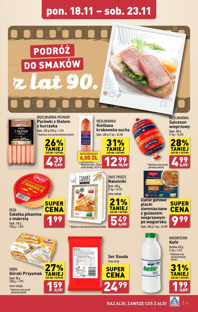 Gazetka: Przysmaki z lat 90. w ALDI  - strona 21