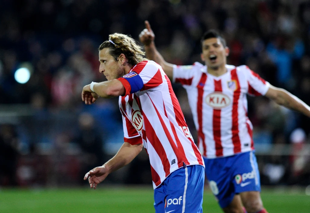 Diego Forlan w barwach Atletico Madryt