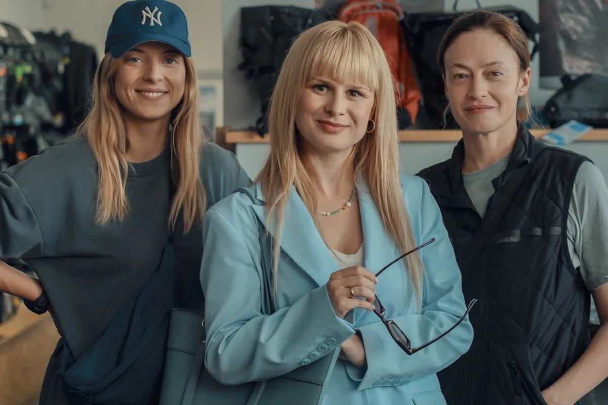 Z Maszą Wągrocką i Magdaleną Różczką w "Matkach pingwinów"