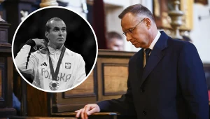 Andrzej Duda pożegnał Michała Dąbrowskiego