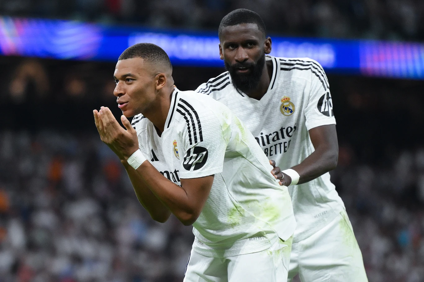 Kylian Mbappe i Antonio Rudiger Kylian Mbappe i Antonio Rudiger