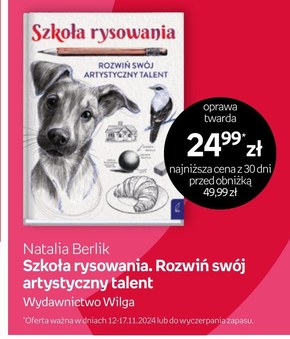 Szkoła rysowania. Rozwiń swój arty- styczny talent Natalia Berlik niska cena