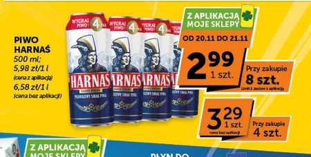 Harnaś Piwo jasne pełne 500 ml