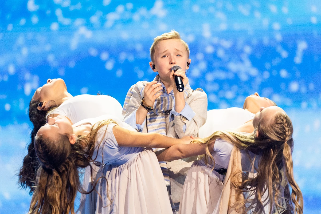 Dominik Arim podczas próby przed Eurowizją Junior 2024 Dominik Arim podczas próby przed Eurowizją Junior 2024