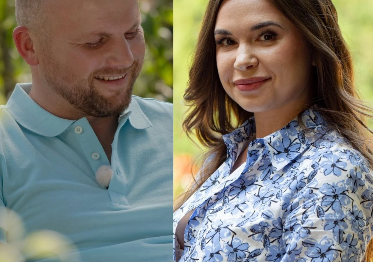 Marcin z "Rolnik szuka żony" i jego kandydatka Magda Marcin z "Rolnik szuka żony" i jego kandydatka Magda