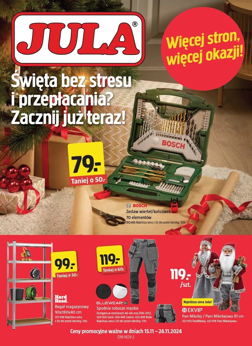 Gazetka promocyjna Jula - ważna od 15. 11. 2024 do 24. 11. 2024