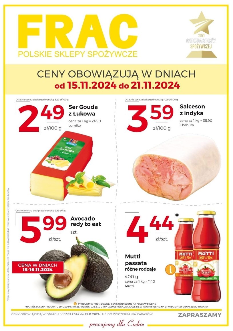 Gazetka promocyjna FRAC - ważna od 15. 11. 2024 do 21. 11. 2024