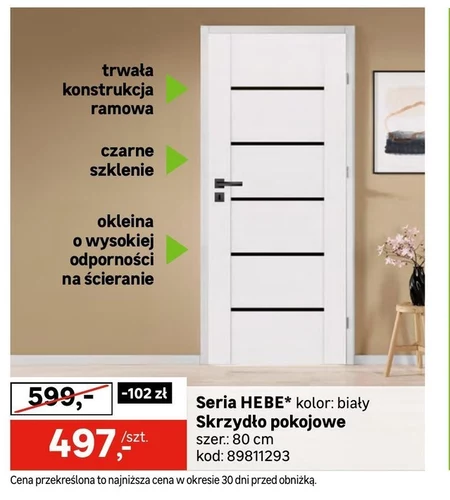 Skrzydło drzwiowe Hebe