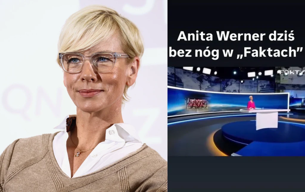 Anita Werner bez nóg w "Faktach"