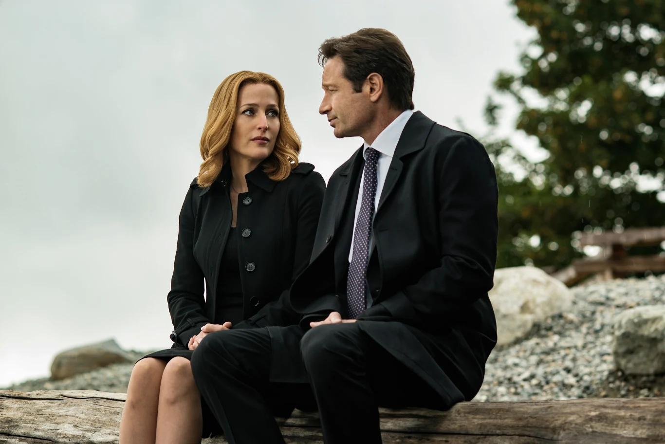 Gillian Anderson i David Duchovny Gillian Anderson i David Duchovny