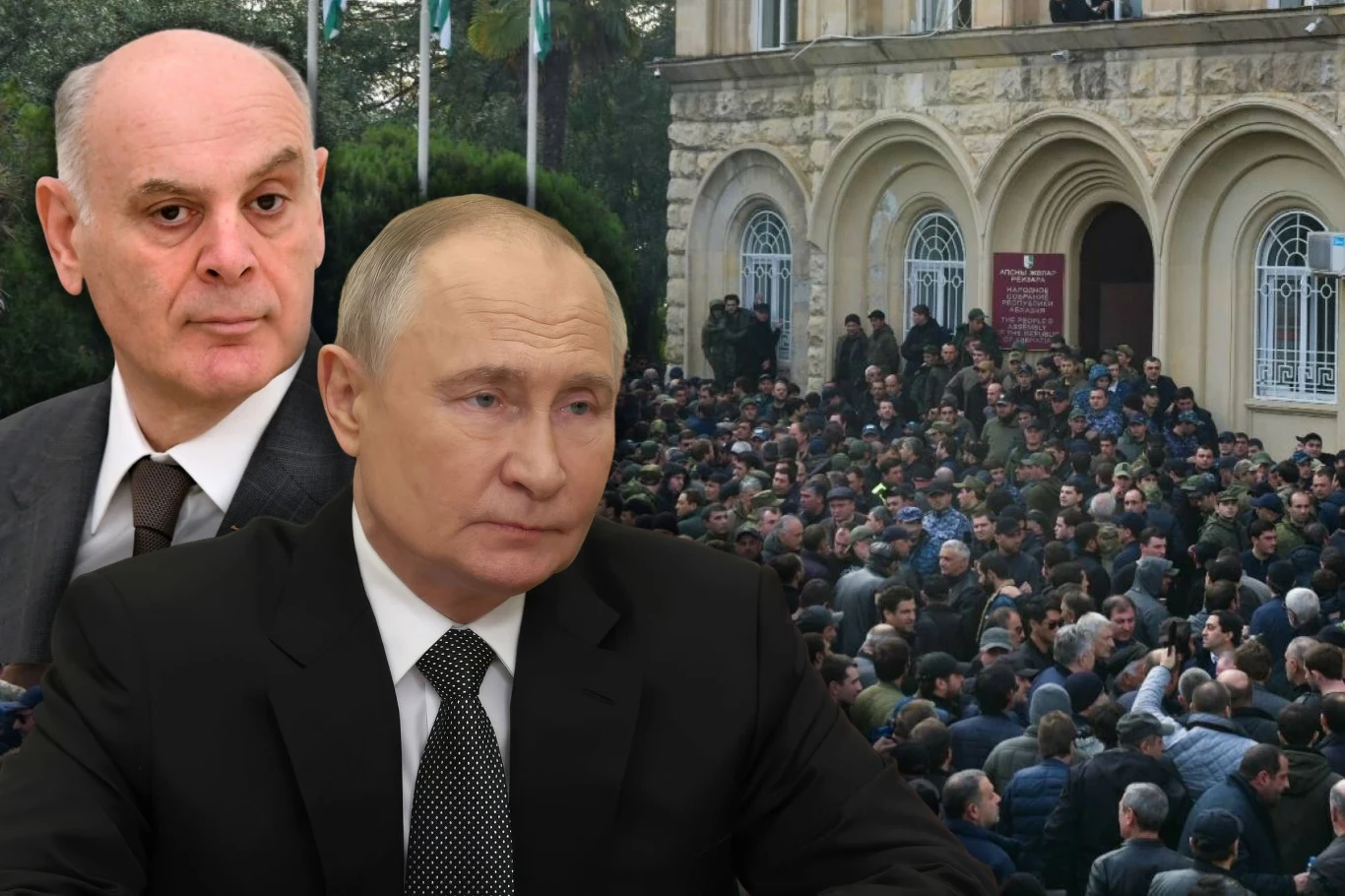 Antyrosyjskie protesty w Abchazji. Ludzie sprzeciwiają się polityce Asłana Bżani Antyrosyjskie protesty w Abchazji. Ludzie sprzeciwiają się polityce Asłana Bżani