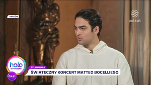 Matteo Bocelli przed koncertem w Krakowie. Opowiada, co go łączy z Sanah