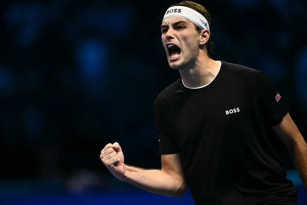 Taylor Fritz podczas ATP Finals